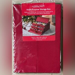 Holiday Home Christmas Ornament and Decoration Holder